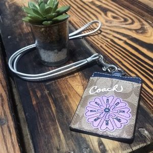 Coach | Leather I.D. Lanyard